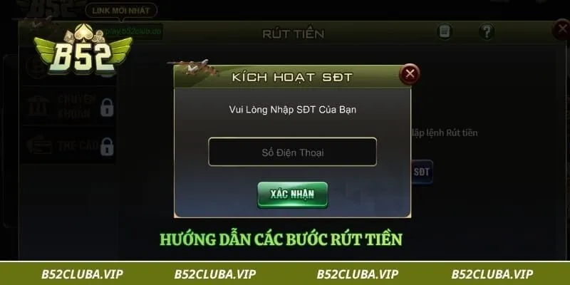 Hướng dẫn các bước rút tiền